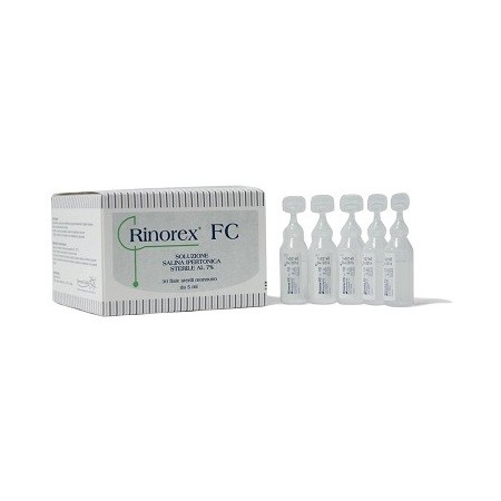 Rinorex FC Soluzione Ipertonica 7% 30 Flaconcini 5 ml