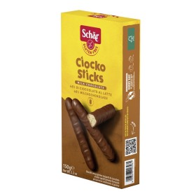 Schar Ciocko Sticks Biscotti Senza Glutine Ricoperti di Cioccolato al Latte 150 g
