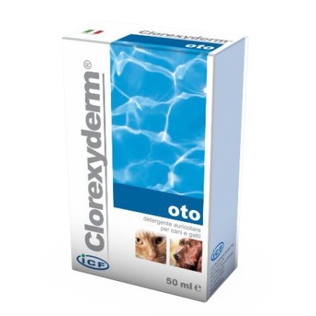 Icf Clorexyderm Oto Detergente Auricolare Cani E Gatti 50 Ml