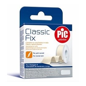 Pic Classic Fix Cerotto su Rocchetto Tela Bianca Fustella 2,5 cm x 5 m