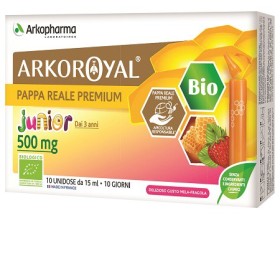 Arkoroyal Pappa Reale Bio 500 mg Integratore Ricostituente Bambini 10 Monodose