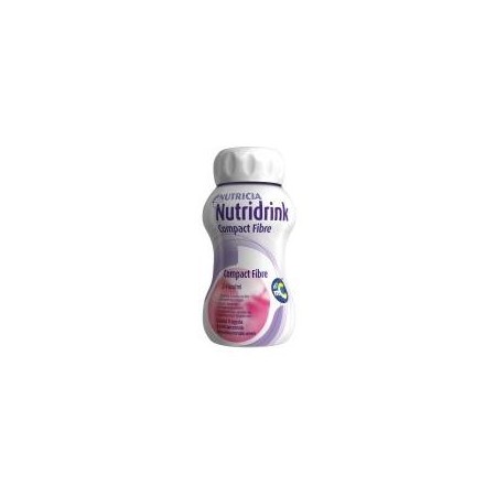 Nutridrink Compact Fibre Integratore Gusto Fragola 4x125 ml