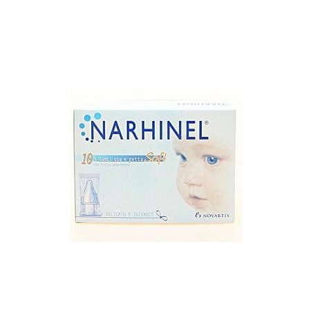 Narhinel 20 Ricariche Usa e Getta Soft Aspiratore Nasale