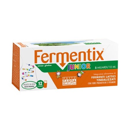 Fermentix Plus Junior Integratore Fermenti Lattici 12 Flaconcini
