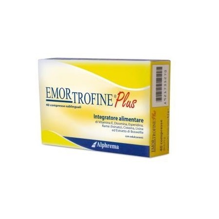 Emortrofine Plus Integratore per Patologia Emorroidaria 40 Compresse