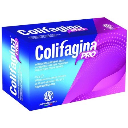 Colifagina Pro Integratore Probiotico 10 Flaconcini Con Tappo Serbatoio