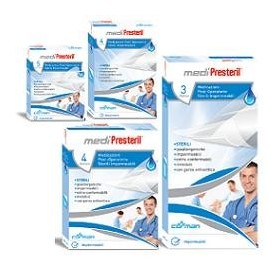 MediPresteril Medicazione Post Operatoria Impermeabile Sterile 7,5x5cm 5 Pezzi