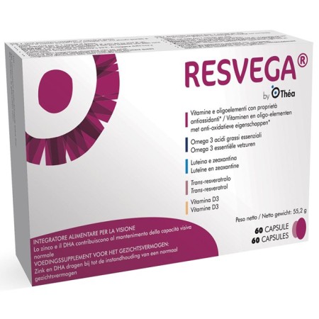 Laboratoires thea resvega integratore antiossidante 60 capsule