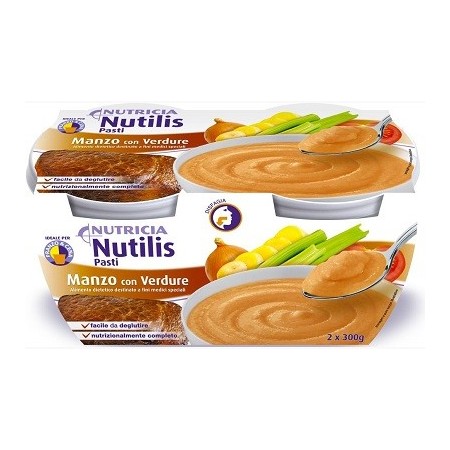 Nutilus Pasto Manzo Con Verdure Ricco Di Proteine 2 Pezzi 300 g