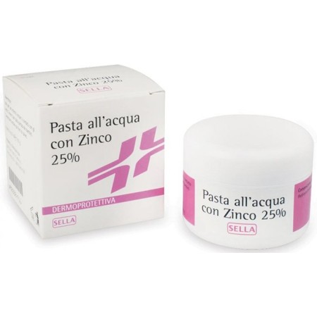 Sella Pasta All'Acqua Con Zinco 25% Per Arrossamenti Cutanei Dei Neonati 100 ml
