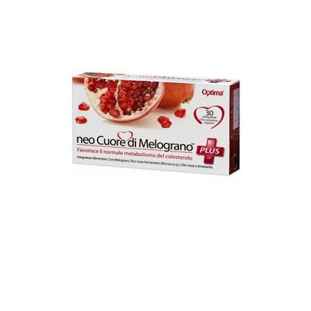 Optima Neo Cuore Di Melograno Plus Integratore Colesterolo 30 Compresse