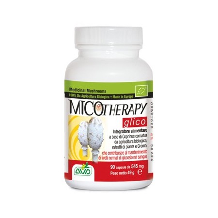 Micotherapy Glico Integratore di Funghi Medicinali 90 Capsule