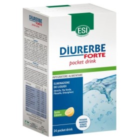 Esi Diurerbe Forte Pocket Drink Limone Integratore Drenante 24 Bustine