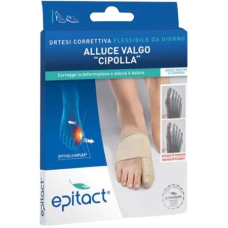 Epitact Ortesi Correttiva Doppia Protezione Per Alluce Valgo Destro Taglia S