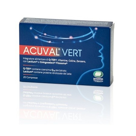 Acuval Vert Integratore Antiossidante 20 Compresse