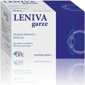 Leniva Garze Monouso Lenitive Occhi 20 Pezzi