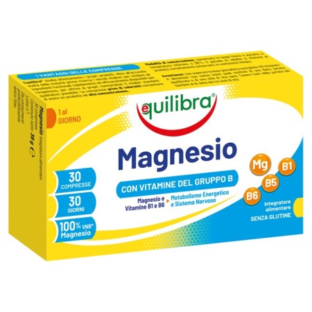 Equilibra Magnesio Integratore per il Sistema Nervoso 30 Compresse