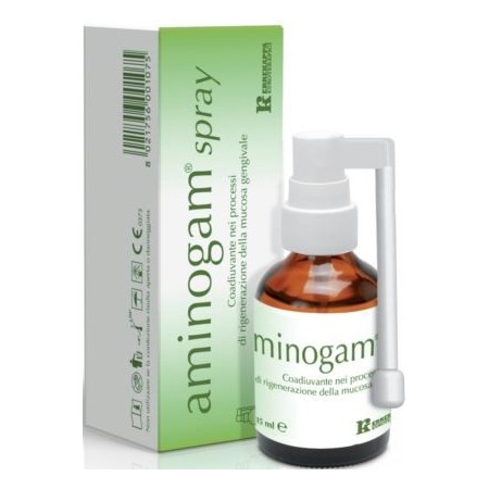 Aminogam Spray Coadiuvante Mucosa Gengivale Flacone 15 ml