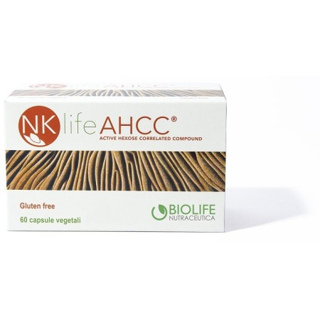 NK Life AHCC Integratore Difese Organismo 60 Capsule