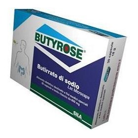 Butyrose Integratore di Butirrato di sodio Per L'intestino 30 Capsule