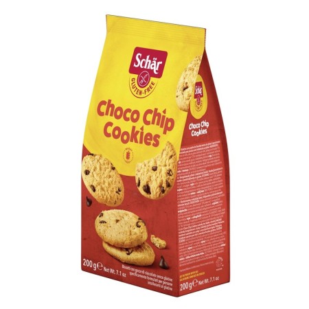 Schar Choco Chip Cookies Biscotti Senza Glutine Con Gocce di Cioccolato 200 g