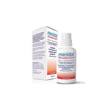 Meridol Collutorio Trattamento Gengive Infiammate Clorexidina 0,2% 300 ml