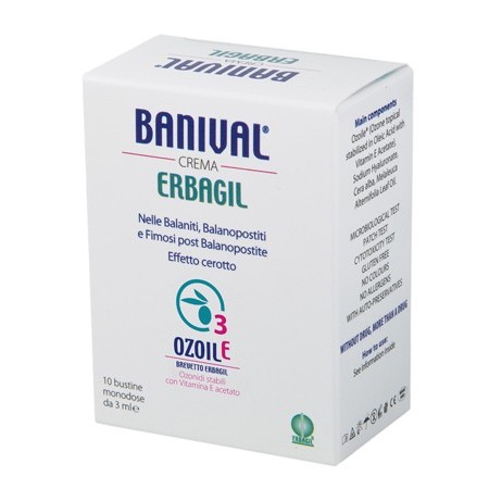 Banival Effetto Cerotto Crema Emolliente Vaginale 10 Bustine 3 g