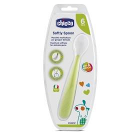 Chicco Cucchiaio Morbido Silicone Verde  6m