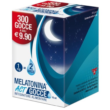 Melatonina ACT Gocce Integratore Per il Sonno 15 ml