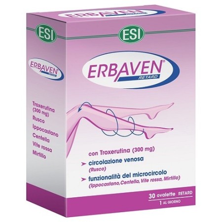 Esi Erbaven Retard Integratore Gambe Pesanti 30 Ovalette