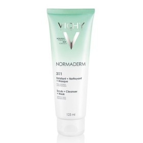 Vichy Normaderm 3in1 Maschera Esfoliante Detergente Pelle con Imperfezioni 125 ml