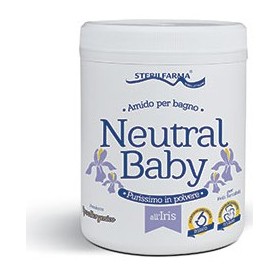 Sterilfarma Neutral Baby Amido Polvere per Bagnetto Iris 220 g