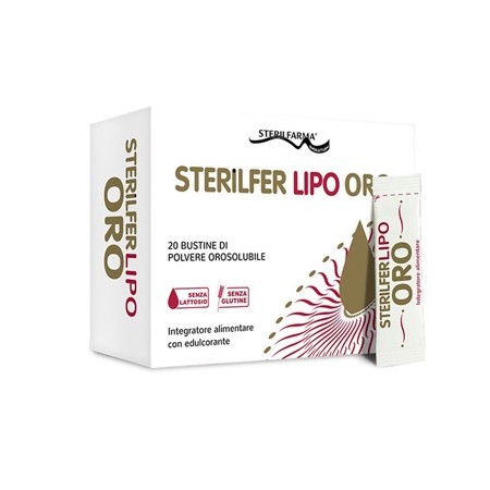 Sterilfarma Sterilfer Lipo Oro Integratore Ferro 20 Bustine
