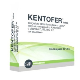 Kentofer Folico Integratore Acido folico, Ferro e Vitamine 20 Bustine
