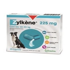 Zylkene 225 mg Integratore Problemi Comportamentali Cani Tra 10-30 Kg 20 Capsule