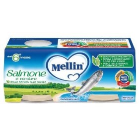 Mellin Omogeneizzato di Salmone 2 x 80 g