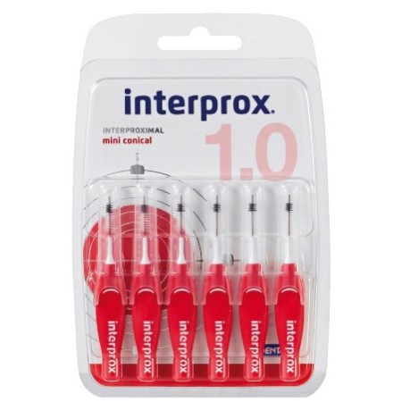 Interprox Mini Conical 6 Scovolini Rossi