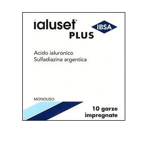 Ialuset Garze Sterili Impregnate 10x10 cm 10 Pezzi