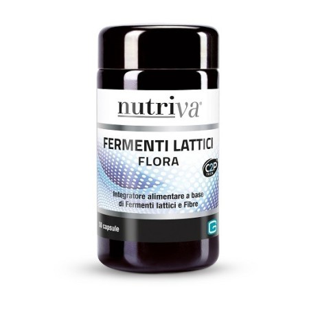 Nutriva Flora Integratore Fermenti Lattici 50 Compresse