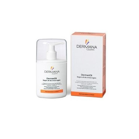 Dermana Clean DermanOil Olio da Bagno Idratante 200 ml