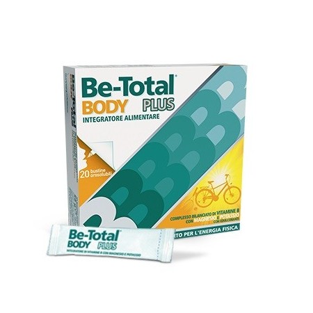 Be-Total Body Plus Integratore Magnesio e Potassio 20 Bustine