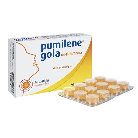 Pulimene Gola Gusto Miele e Limone 24 Pastiglie