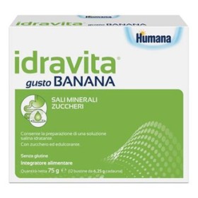 Humana Idravita Integratore Gusto Banana 12 Bustine