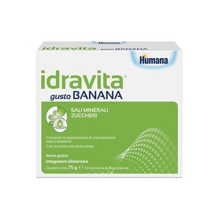 Humana Idravita Integratore Gusto Banana 12 Bustine