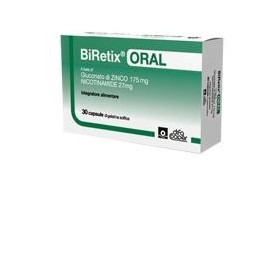 Biretix Oral Integratore Antiossidante 30 Capsule
