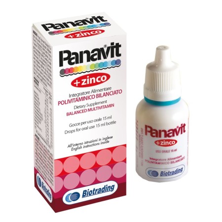 Panavit   Zinco Integratore Polivitaminico Bambini Gocce 15 ml