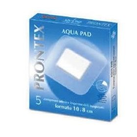 Safety Prontex Aqua Pad Garza Adesiva Impermeabile 10x8 cm 5 Garze