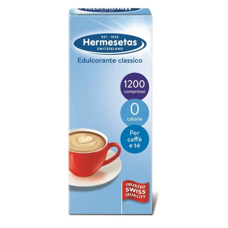 Hermesetas Original Dolcificante Classico Acalorico 1200 Compresse