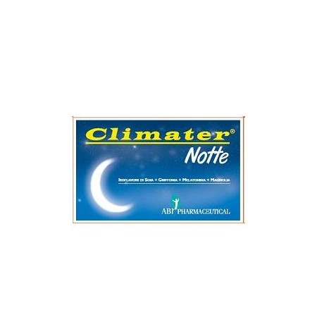 Climater Notte Integratore Sonno Per Donne In Menopausa 20 Compresse
