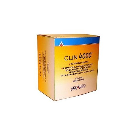 Clin 4000 Integratore Lassativo Stitichezza 30 Bustine 10 g